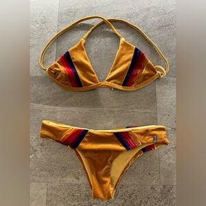 Aviator Nation Velvet Bikini Set